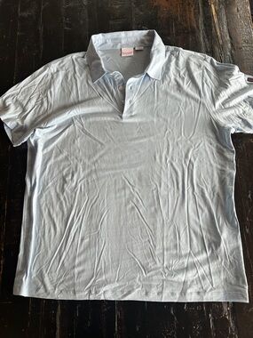 Swims Men's Light Blue Polo Shirt Lyocell cotton Portuguese fabric